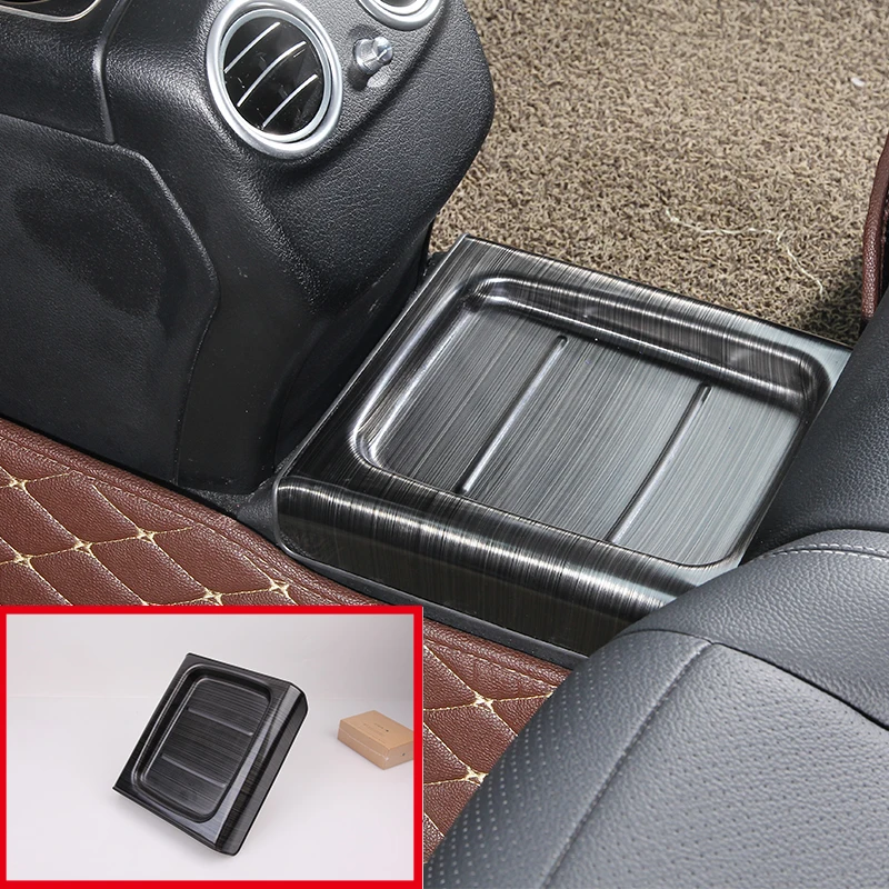 

Для Mercedes Benz E Class W213 E200l 300l 2016 2017 304 нержавеющая сталь внутреннее литье защита заднего ряда Накладка часть автомобиля