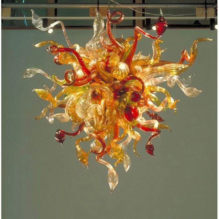 

Modern Art Blown Murano Glass Style LED Designed Hanging Chandelier for Home Decor