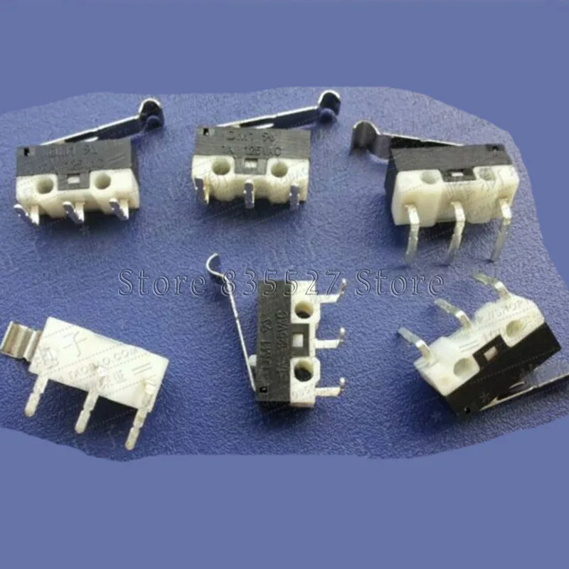 10 шт./лот новинка 3pin изгибающая мышь микропереключатель с ручкой ограниченная