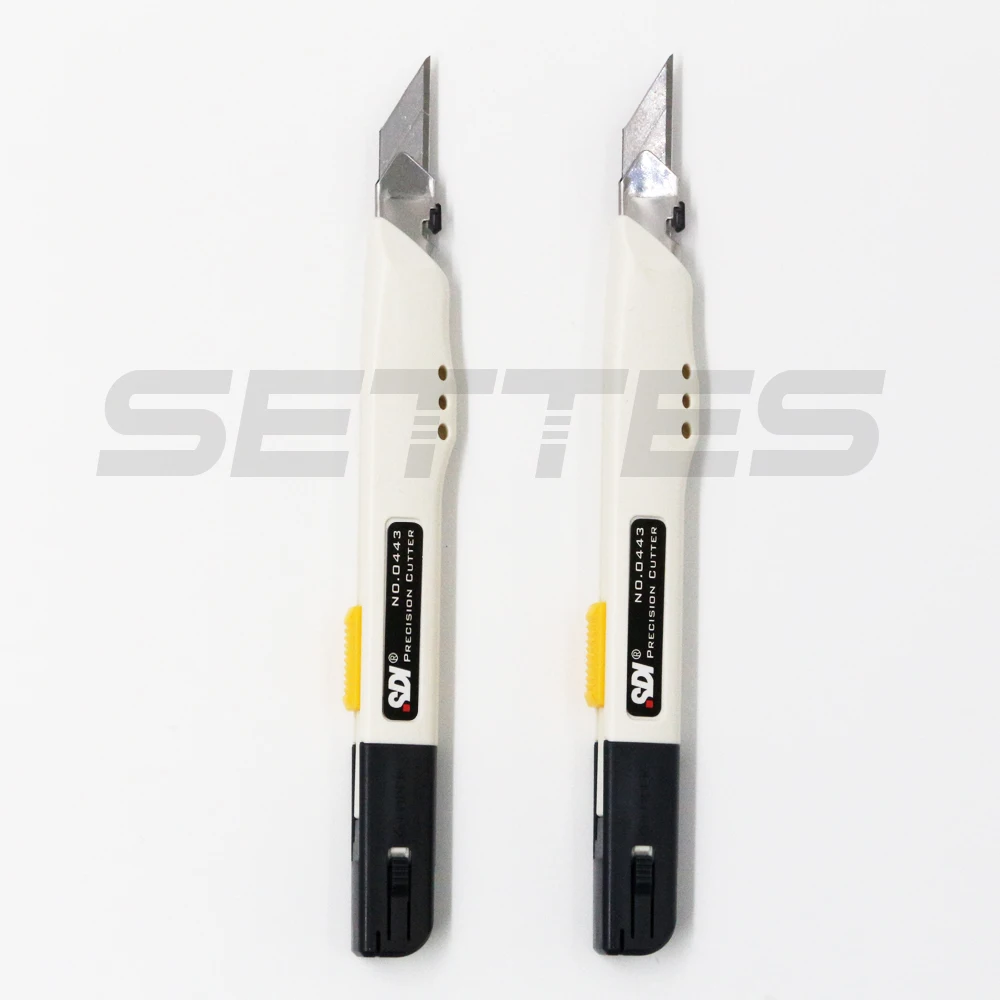 2 шт. SDI Procision Cutters Safty Lock 9 мм ножи из нержавеющей стали виниловая обёрточная бумага