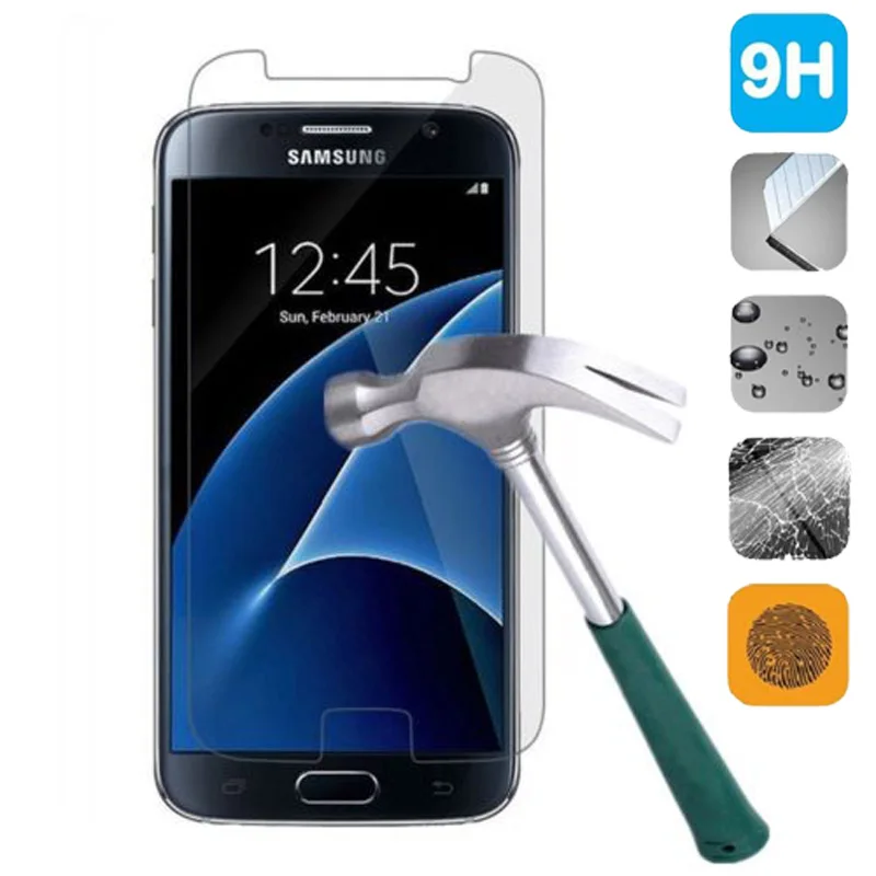 9H Закаленное стекло пленка для Samsung Galaxy A3 A5 A7 2016 2017 J1 J3 J2 J5 Prime G355 G360 G530 G531 чехол