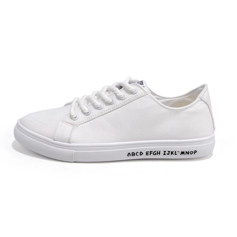 Summer Shoes Men 2018 New Fashion Canvas lightweight Lace Up Flat Male Sneakers Baotou Breathable Unisex For Couple |