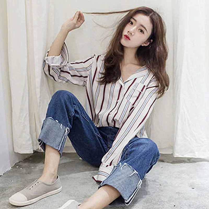 2018 Новый Дизайн Для женщин сезон: весна–лето Стиль шифон блузки рубашки леди