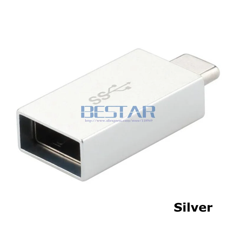 OTG-адаптер 10 Гбит/с USB 3.1 type C Type-c USB-C штырь-USB 3 0 гнездо из алюминиевого сплава