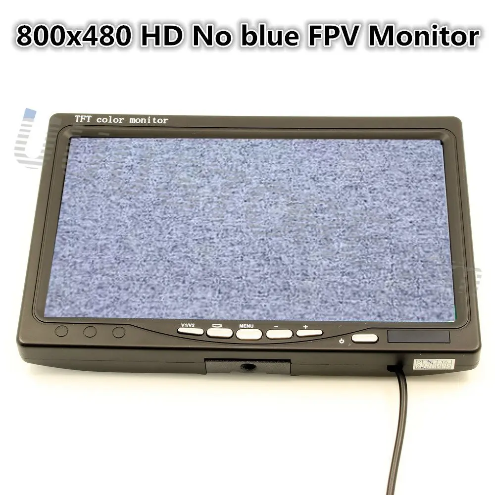 7-дюймовый ЖК-дисплей TFT FPV 800x480 монитор с Т-образным разъемом без синего