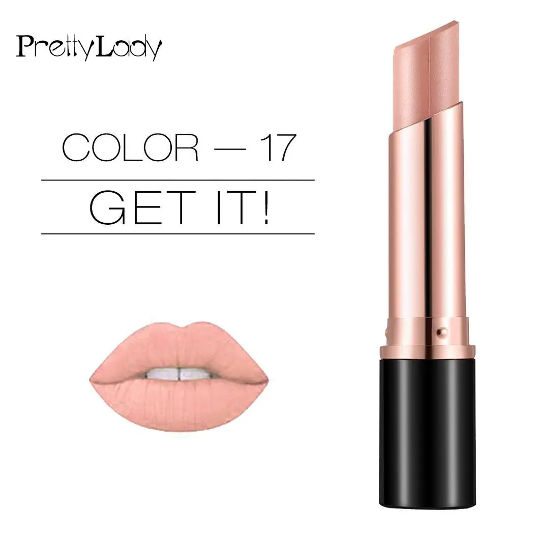 12 цветов косметический Женский долговечный Матовый кремовый шелк помада |