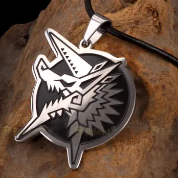 Bahamut Monster Hunter Thunder Wolf ожерелье с кулоном дракона бесплатно цепочкой реквизит для