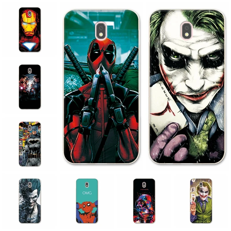 Очаровательный чехол для телефона Marvel Hero Captain America Samsung J7 2017 J730 Железный человек