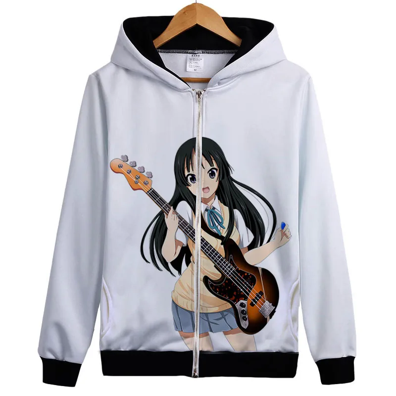 K-ON толстовка с капюшоном японское музыкальное аниме Kon Hirasawa Yui Akiyama Mio Tainaka Ritsu