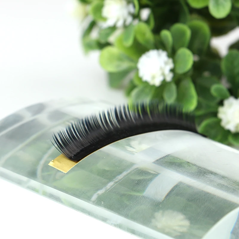 U изогнутый кристаллический клей поддон норковые накладные ресницы держатель
