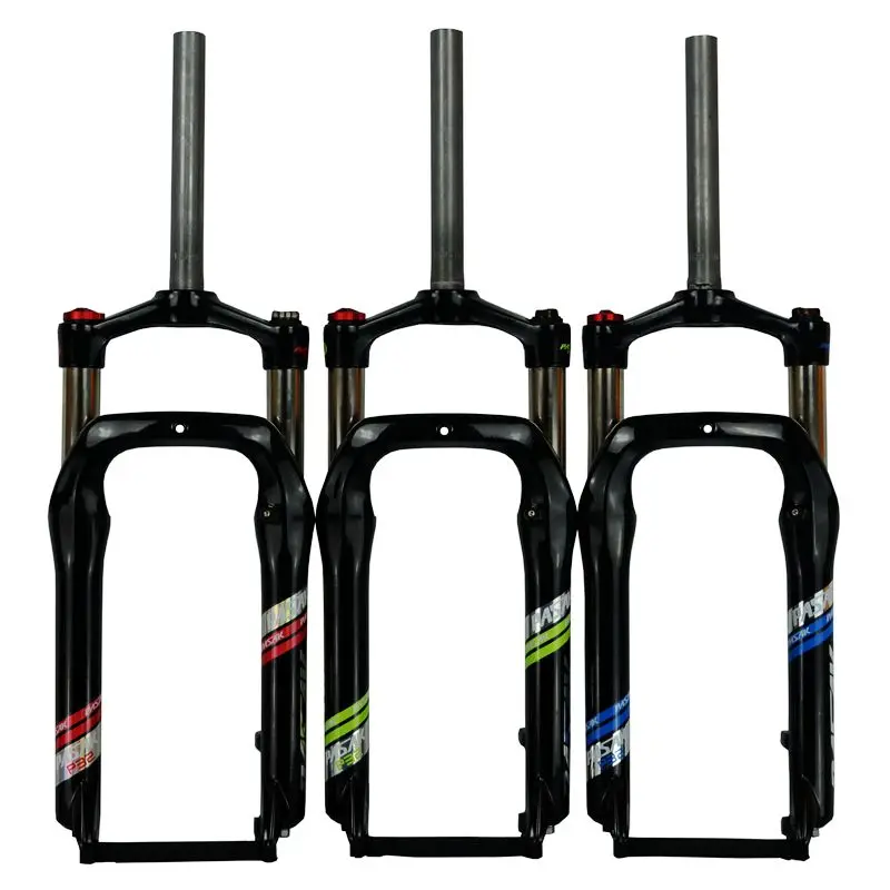 

20" Snow bike Fork Fat bicycle Forks oil air gas Locking Suspension Forks For 4.0"Tire 135mm