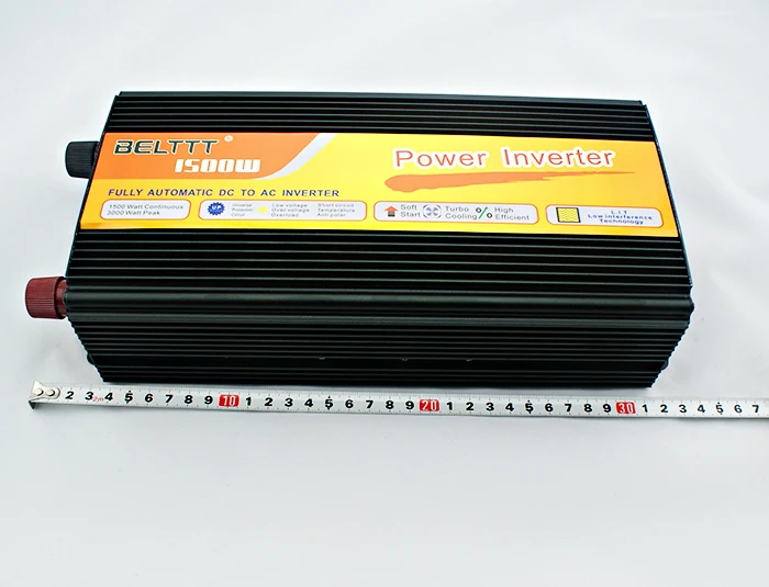 Бесплатная доставка Оптовая продажа бытовой Инвертор 1500 Вт DC 12 В к AC 220 домашний
