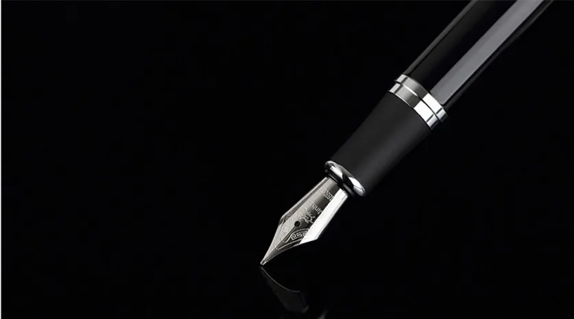 Jinhao X750 классический стиль серебряный зажим металлическая авторучка 0,5 мм перо стальные чернила ручки для подарка офисные принадлежности Школьные принадлежности