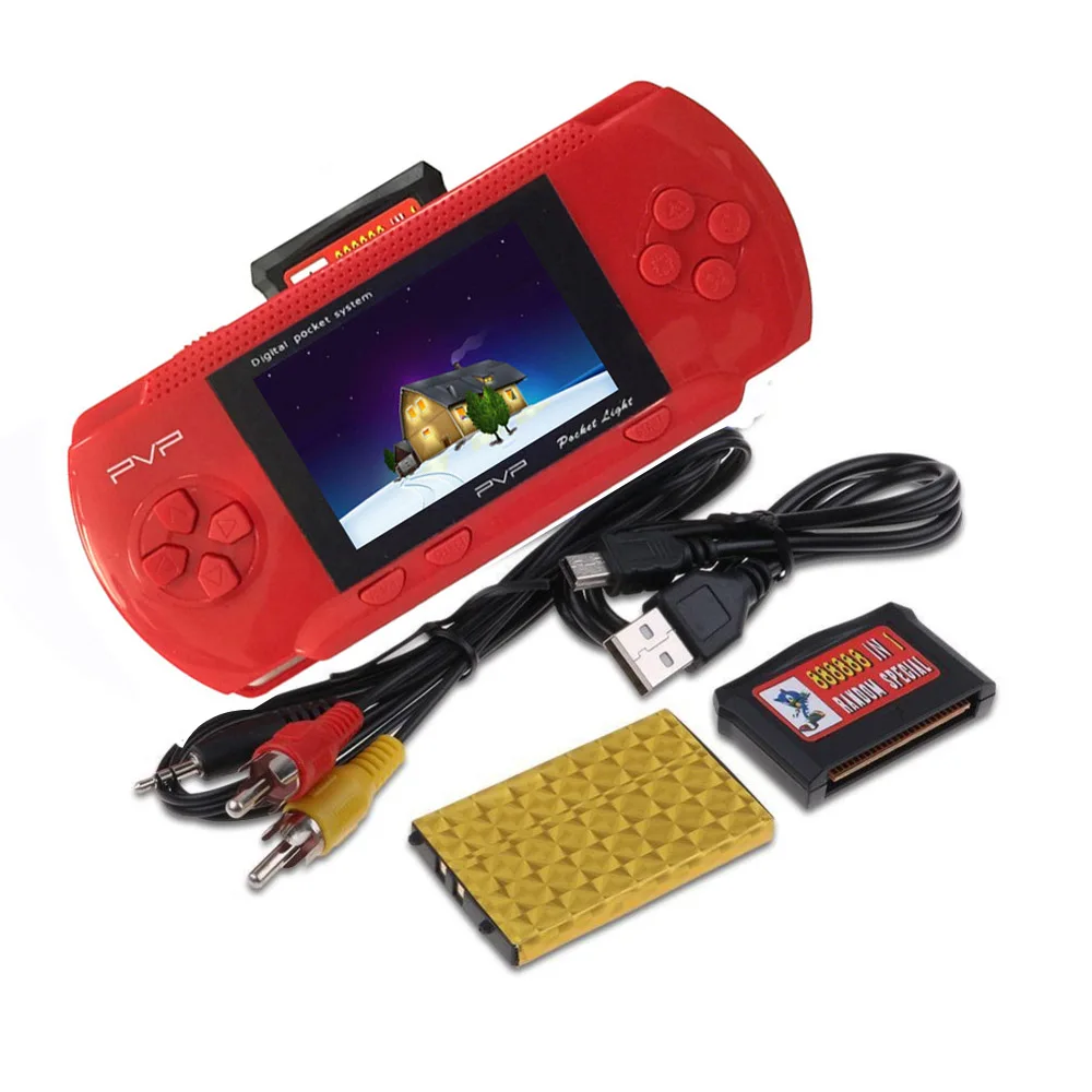 Игровой плеер 2 8 ''pvp3000 PK PXP3 портативная игровая консоль бит Детская