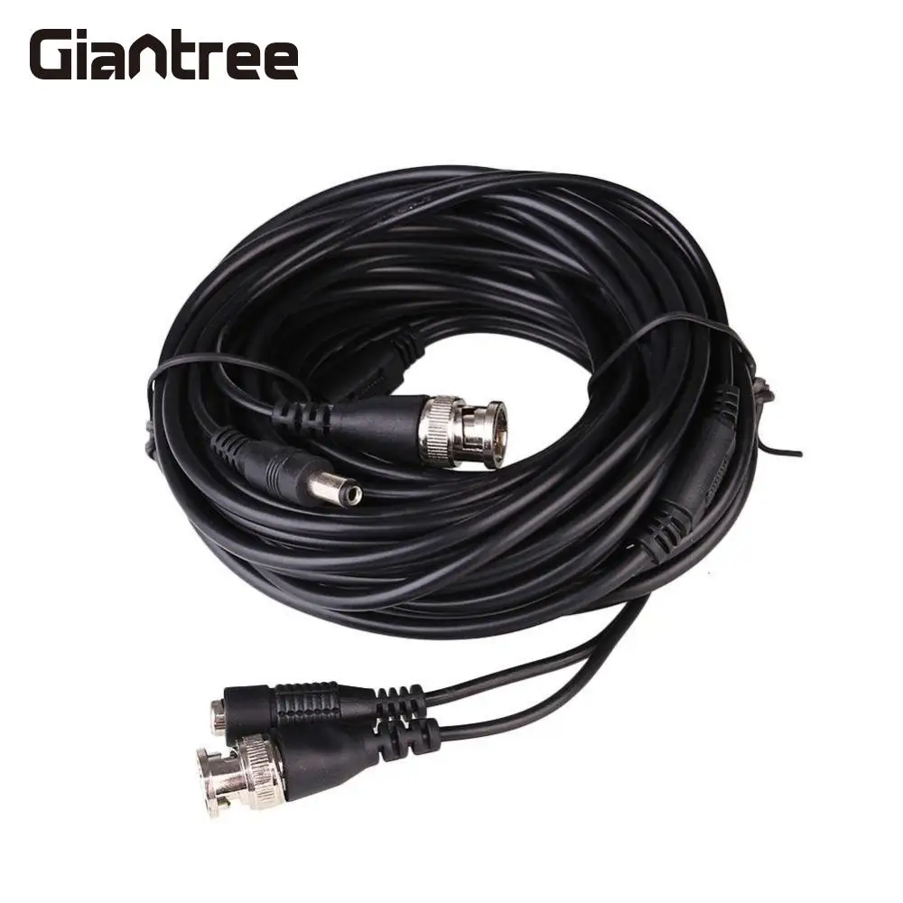 Giantree 10 м видео Мощность 2 в 1 удлинитель шнура безопасности Камера Высокое