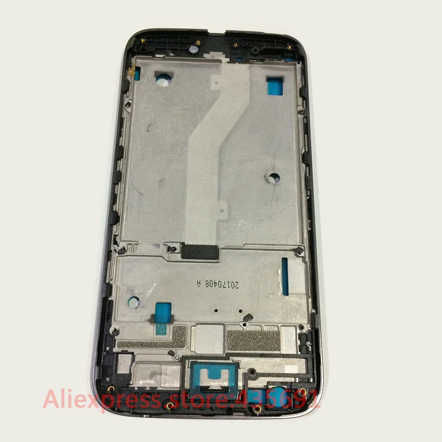 Передний корпус средней рамы с ободком Лицевая панель для Motorola Moto G4 Play Запасные