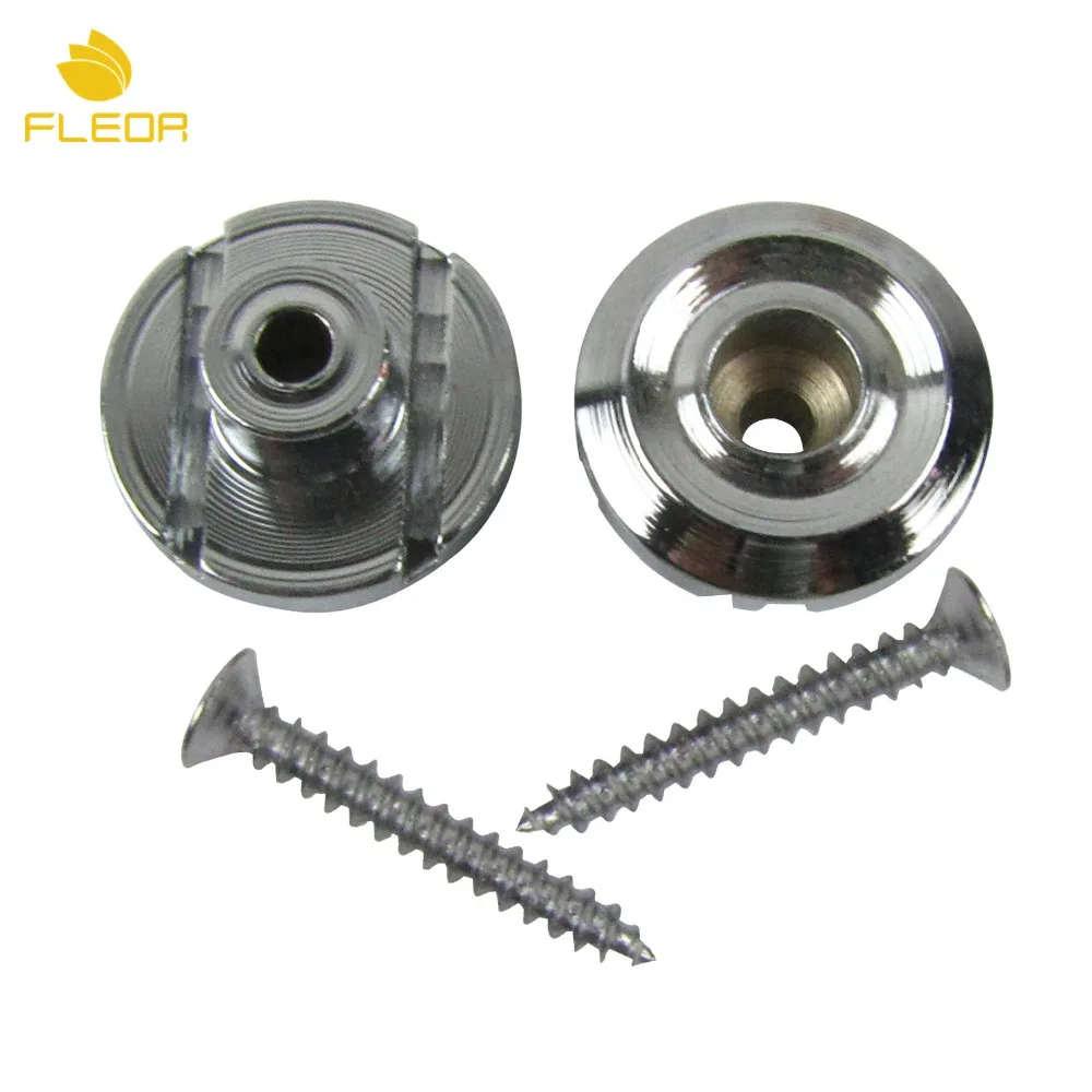 FLEOR 2 шт. хромированные/черные басовые гитарные струны фиксаторы деревьев круглые