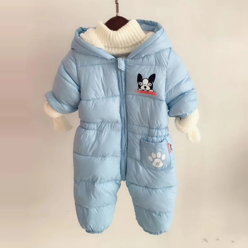 Комбинезон для новорожденных мальчиков и девочек зимние комбинезоны малышей