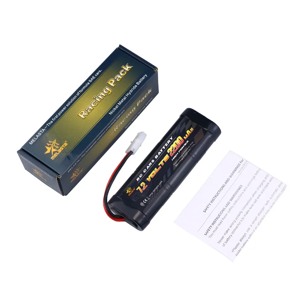 7 2 V 2200 мА/ч никель-металл-гидридного Перезаряжаемые RC Батарея пакет с штекером