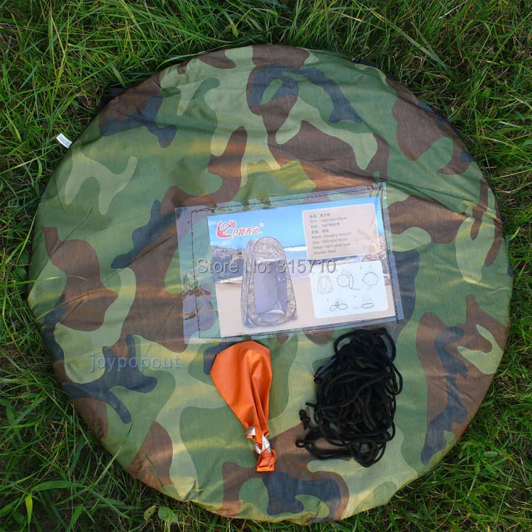 Портативный скрытый Душ Туалет Кемпинг всплывающие палатки камуфляж/УФ функция