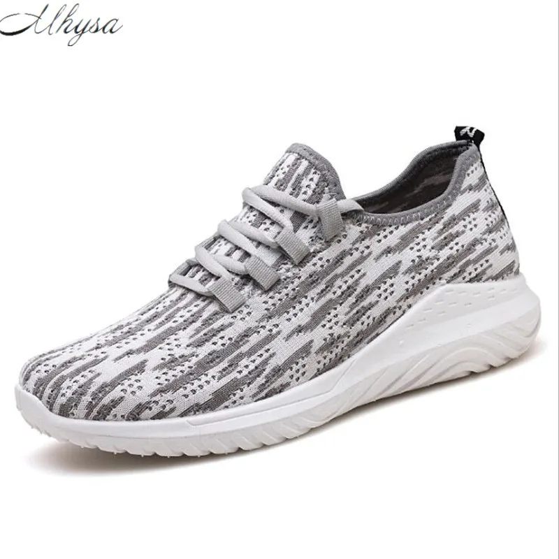 Mhysa brand Men shoes Lightweight sneakers Breathable Slip-on Casual Shoes For adult Fashion Footwear Zapatillas Hombre Black Z7 | Обувь