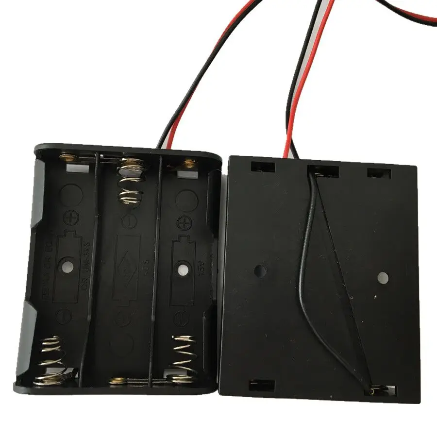 Оптовая продажа батарейный блок 4 5 в 3XAA 3XLR6 3X1.5V корпус батарейного отсека 3AA с 6