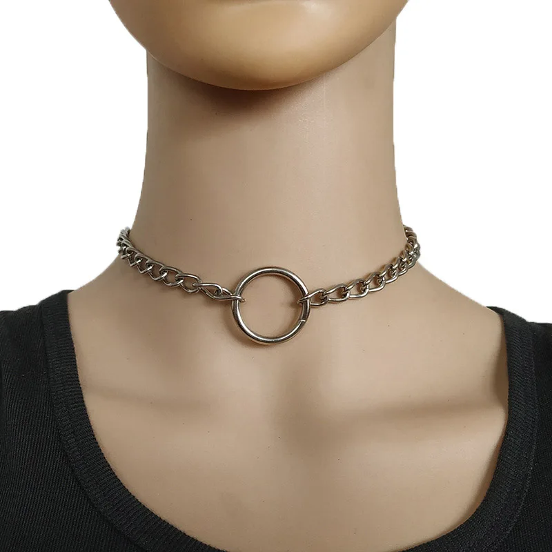 Женский комплект из колье и браслета винтажное ожерелье-чокер в стиле панк