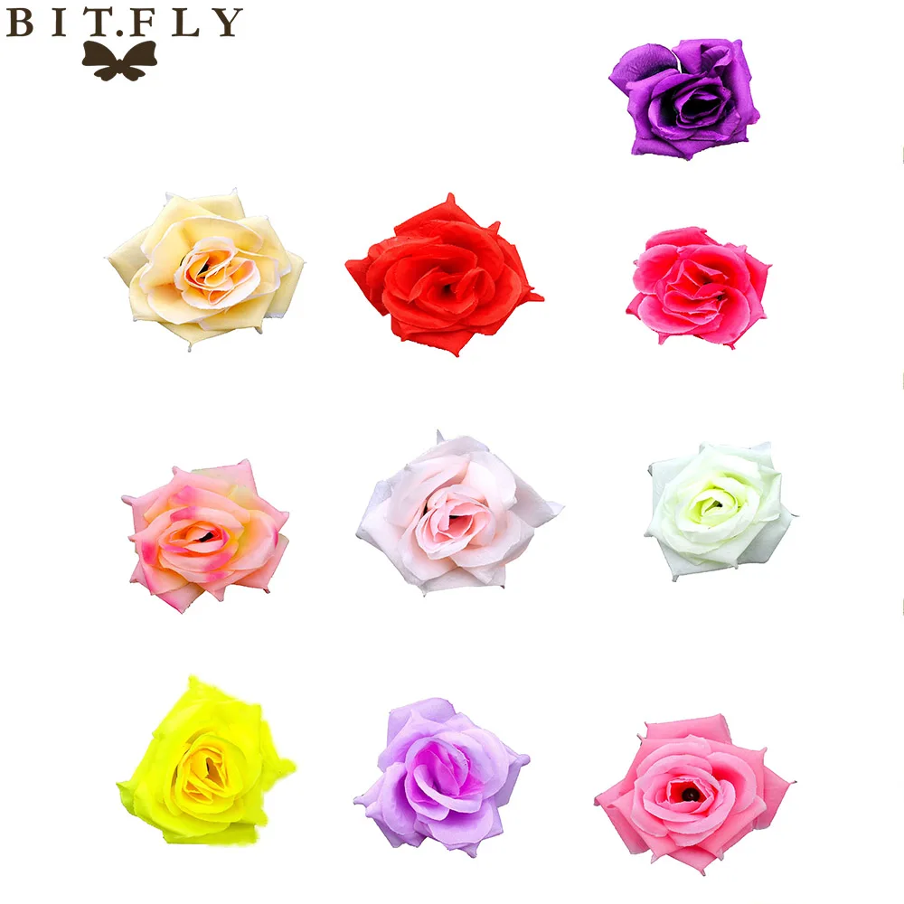 Искусственные цветы розы 50 шт. 8 см ручная работа искусственные для свадьбы