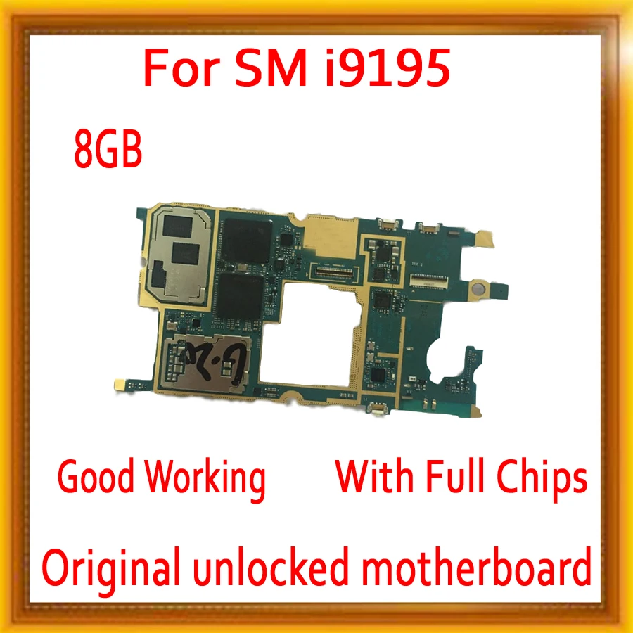 Разблокированная материнская плата для оригинального Samsung Galaxy S4 Mini I9195 с полными