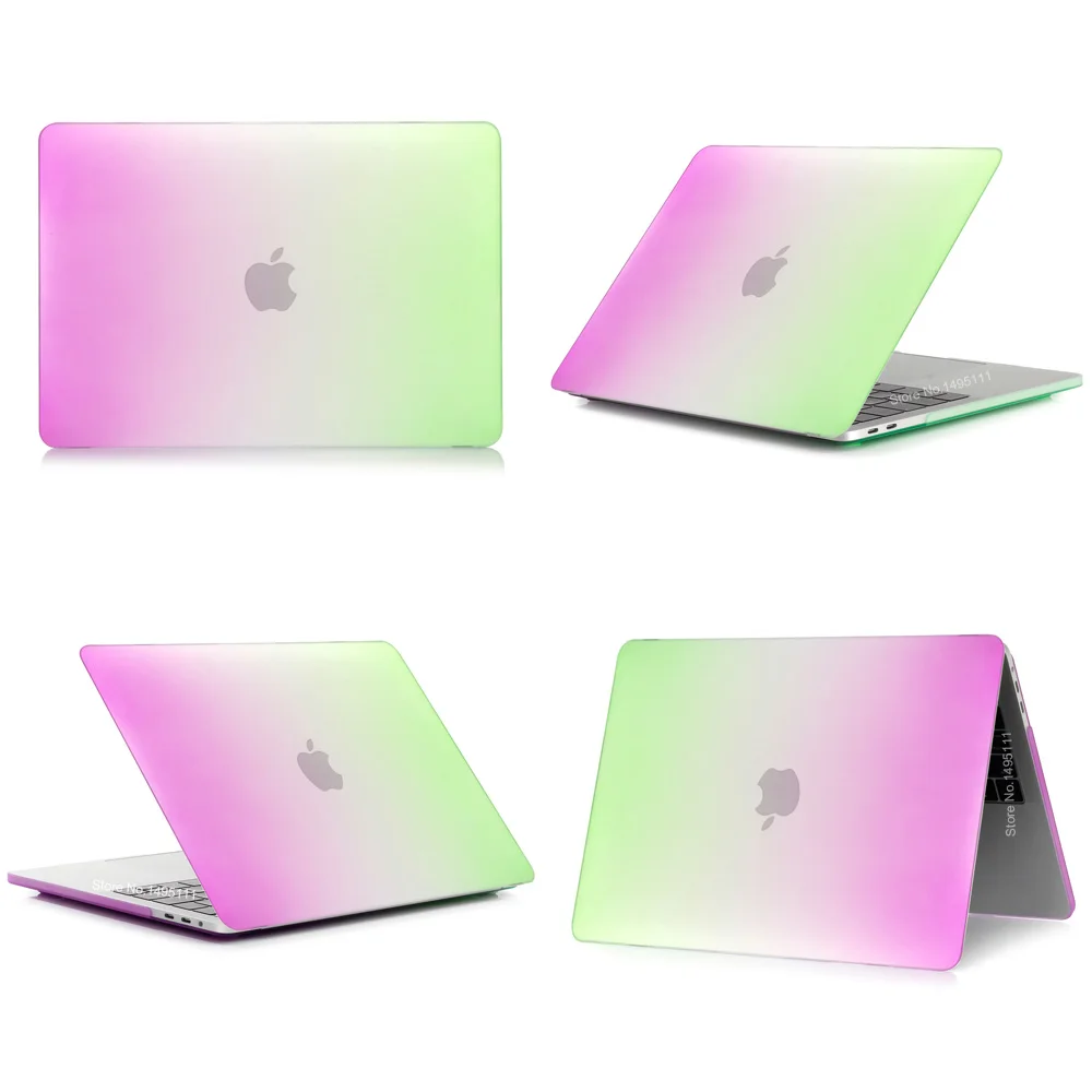 Градиентный чехол для ноутбука Apple MacBook Air Pro retina 11 12 13 15 mac book New дюймов с сенсорной