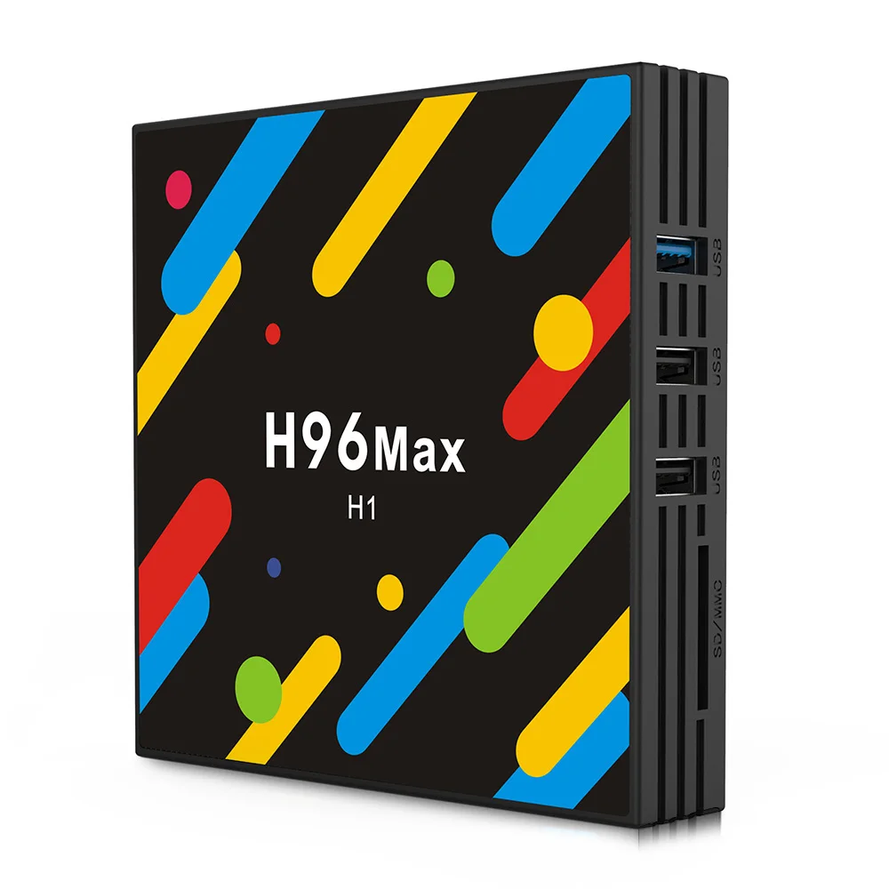 Новый H96 MAX H1 ТВ коробка Android 7 1 4 Гб Оперативная память 32 GB Встроенная Декодер