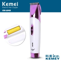 kemei professional rechargeable hair clipper cordless hair trimmer electric hair cutting machine with 3 combs