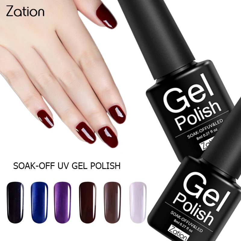 Зация полу постоянный GelPolish телесного цвета Цвет серии гель Лаки для ногтей Soak Off