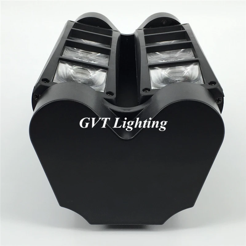 2 шт./лот 8x10 Вт Мини светодиодный RGBW Луч движущаяся голова Паук свет DMX DJ