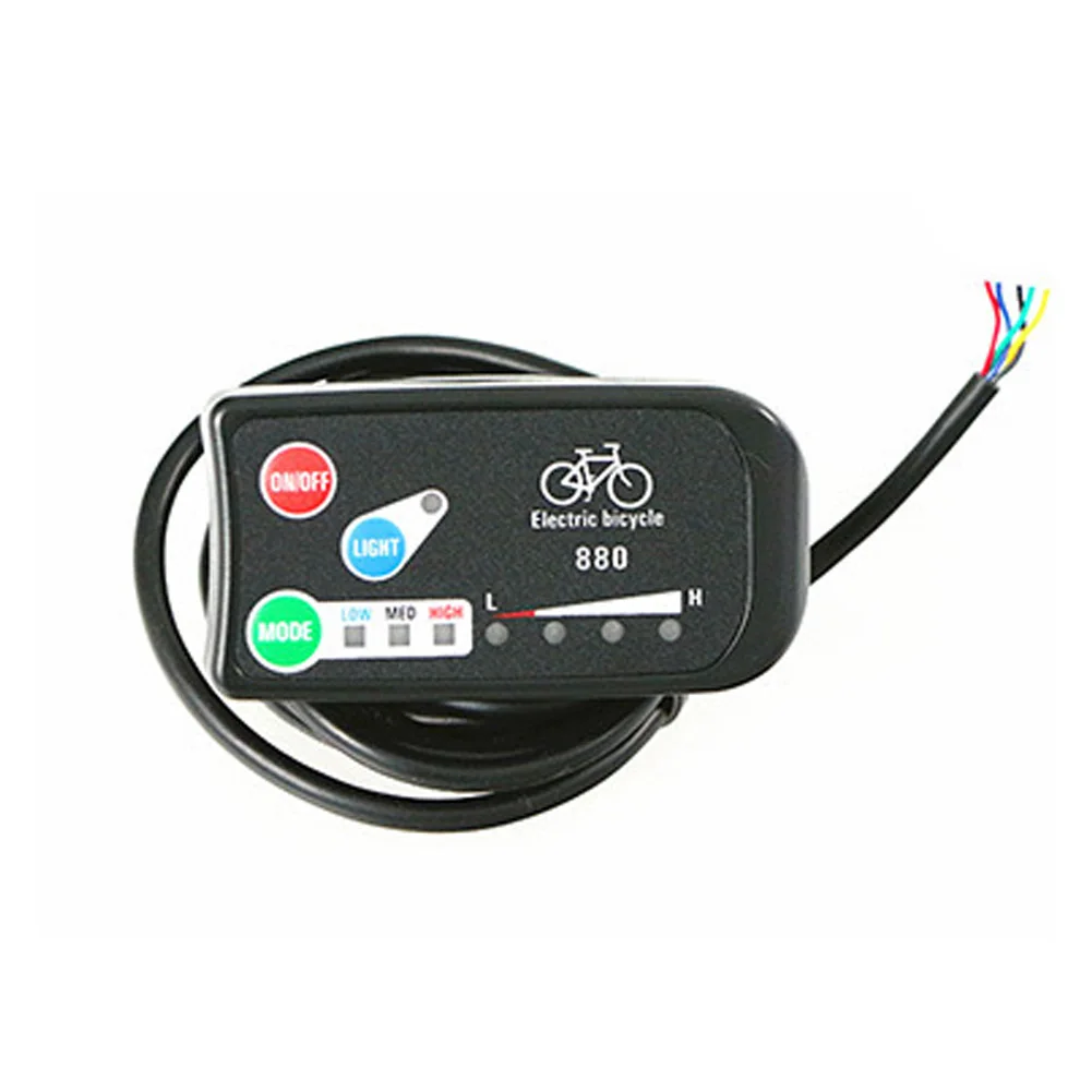 36V 48V Easy Install Cycling LED Display Ebike Lightweight Practical Multifunction Durable Electric Bicycle Panel Control Part | Спорт и