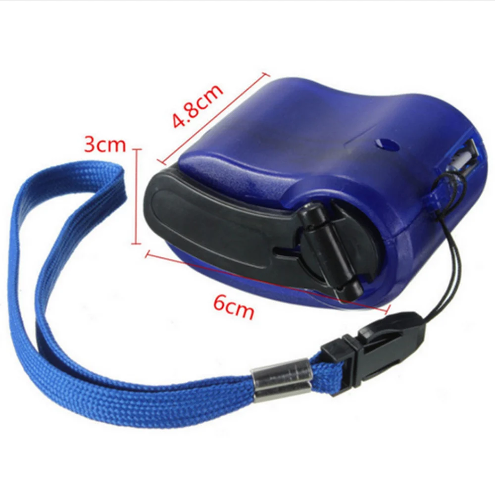 

USB Hand Crank SOS Emergency Power Charger String Survival Gear For Phone New