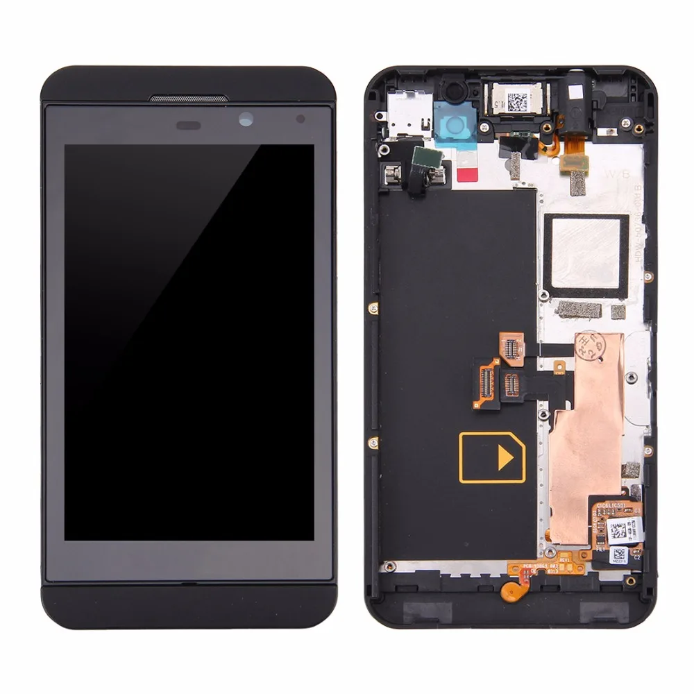 ЖК экран и дигитайзер в сборе с рамкой для BlackBerry Z10 4G|Экраны мобильных телефонов| |
