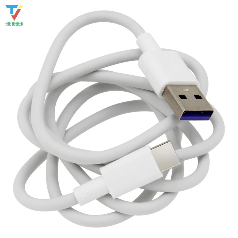 

300pcs/lot High-quality Typec Super Charging Data Cable white round Type-C Data Charger Cable For Samsung sony xiaomi 1M cheap