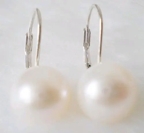 Hot sell Noble- hot new - Natural 9-10MM/10-11MM AAAA pearl 925s earrings(4color can choose)jewelry | Украшения и аксессуары