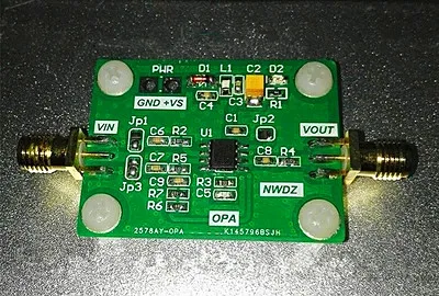 

OPA847 Module Ultra Wideband Ultra Low Noise Single Supply Amplifier High Speed Amplification Pulse Amplification