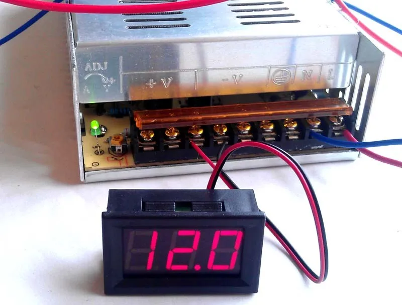 Переменного тока в постоянный DC10V-13.7V Регулируемая мощность импульсный источник питания 220V AC к DC 12V 29A 350W