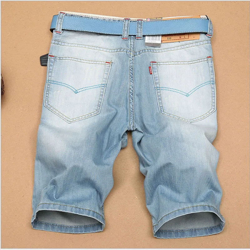 1 шт. Для мужчин большие размеры джинсы Шорты Штаны 2018 Летняя мода из чистого