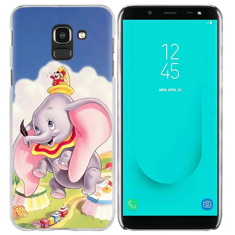 08 Анимация Дамбо чехол КРЫШКА ДЛЯ samsung Galaxy A50 A70 A60 A40 A30 A20e A10 A9 A8 A7 A6 A5 J8 J7 J6 J5 J4 Plus Prime - Цвет: 08