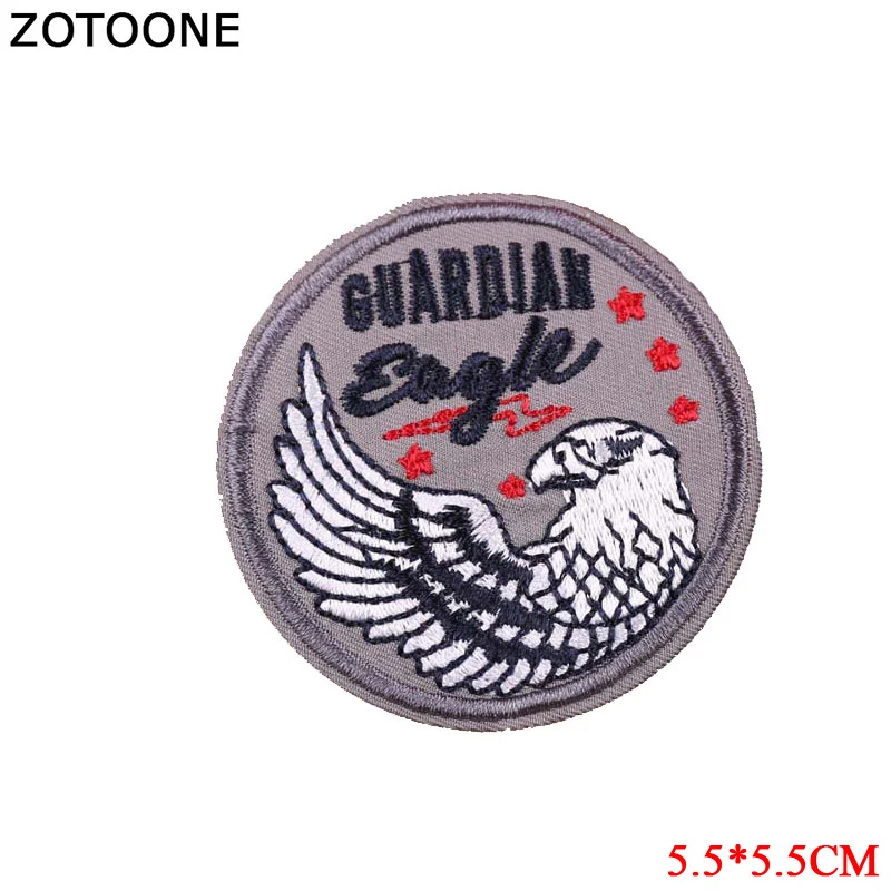 ZOTOONE молния патч для одежды Утюг на вышитой вышивкой аппликация милый пришить эмблема на ткани DIY одежда аксессуары подарок G - Цвет: 1887