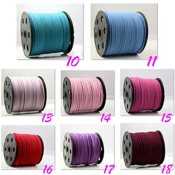 100 ярдов/рулон замшевая кожаная лента кожаные шнуры скрытая веревка для