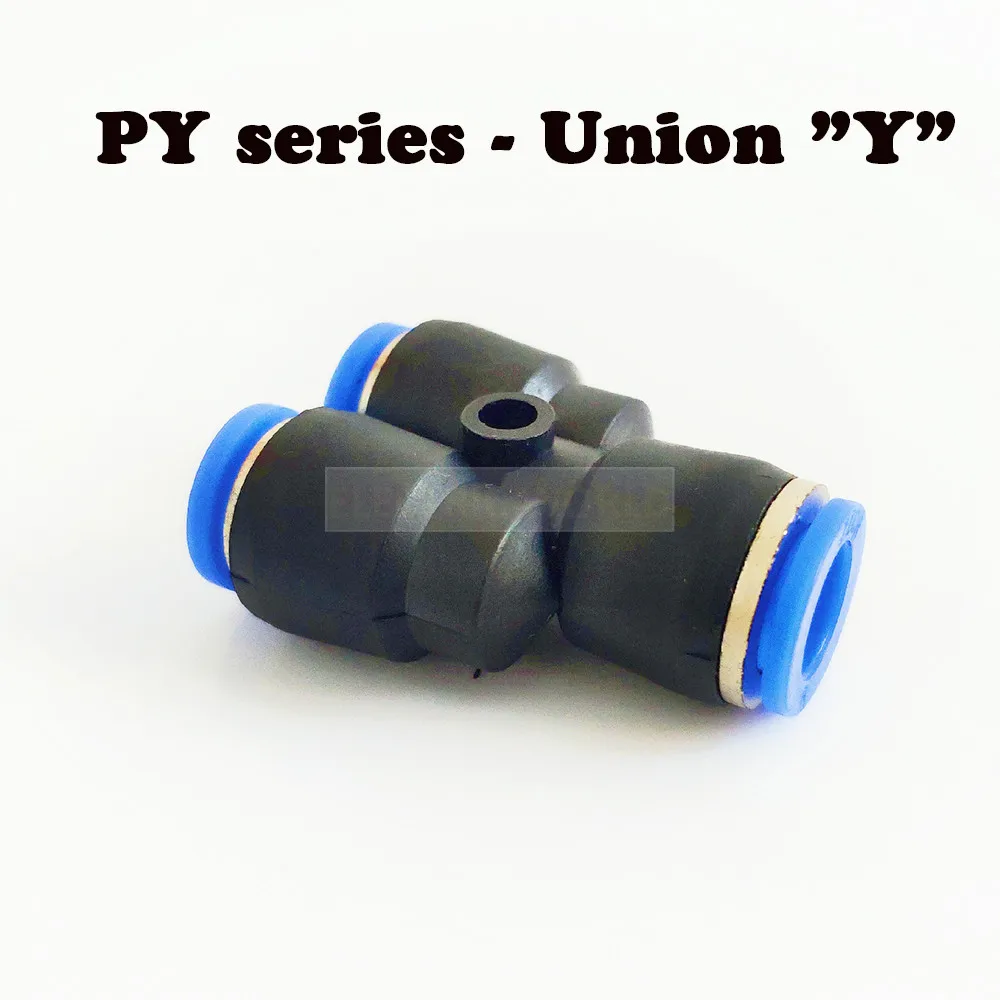 &quotY&quot Пневматический Фиттинг для соединения воздушной трубы внешний диаметр 4 6 8