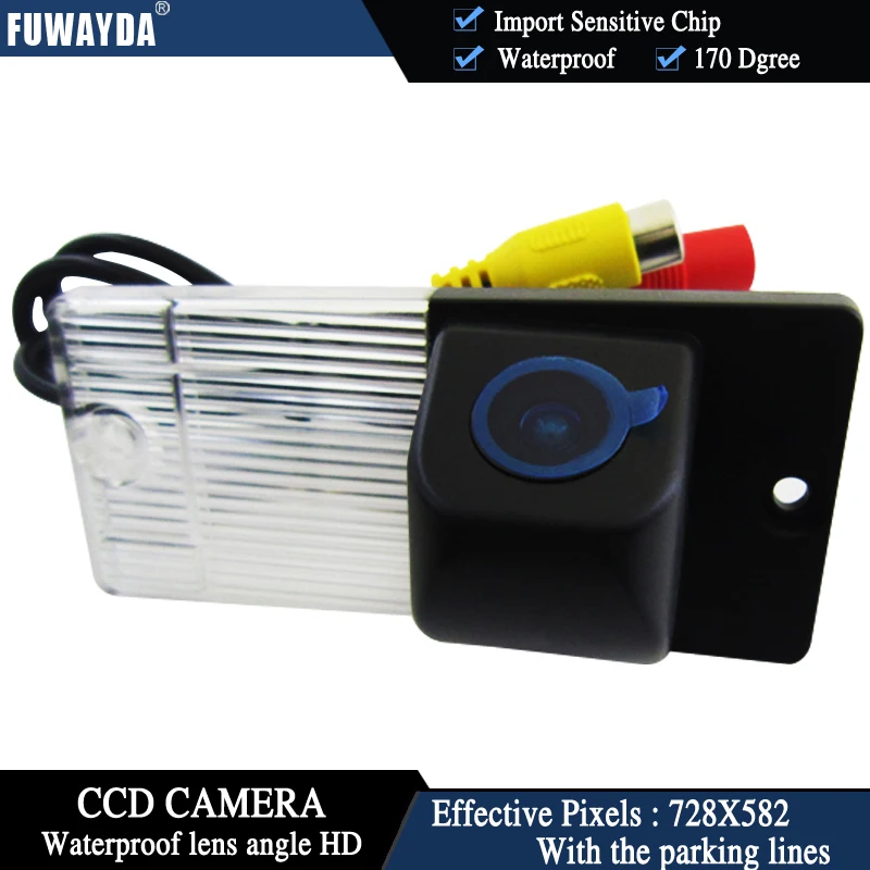 Автомобильная камера заднего вида FUWAYDA CCD/170 градусов/Водонепроницаемая/ночного