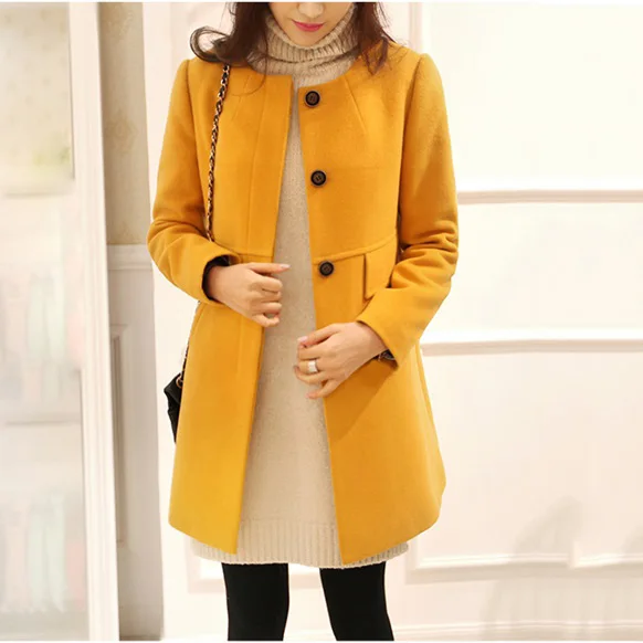 5XL 2019 женское осенне-зимнее модное шерстяное пальто повседневные куртки