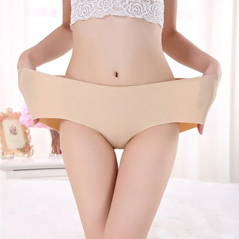 Женские трусы эластичные шорты нижнее белье большого размера с высокой талией