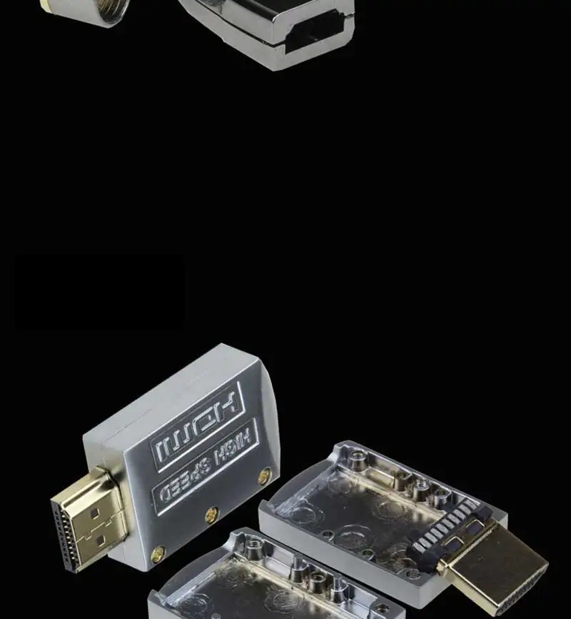 HDMI 2,0 разъем HDMI высокоскоростной кабель Позолоченный разъем DIY HD кабельный разъем компьютерный ТВ штекер мужской разъем